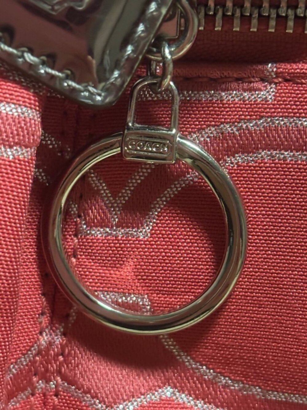 Coach Poppy Signature Shoulder Tote - Picture 7 of 12
